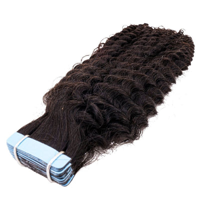 Afro Kinky Curly Tape-In Extensions - Premium Human Hair