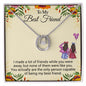 Best friend Necklace gift with message card - Cartor Stores