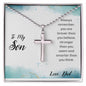 Cross Necklace, Best Christmas Gift Ideas, Birthday Gift For Son, To My Son Cross, Present From Mum And Dad For Son Birthday Gift Idea - Cartor Stores