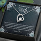 Forever Love Necklace With Message Card. " To My Beautiful Wife" - Cartor Stores