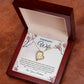 Forever Love Necklace With Message Card." To My Beautiful Wife" - Cartor Stores