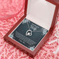 Forever Love Necklace With Message Card. " To My Beautiful Wife" - Cartor Stores