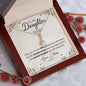 Gift for Daughter from Mom and Dad, Graduation Gift for Daughter To Our Daughter Necklace Love To Daughter Birthday College Graduation Gift - Cartor Stores