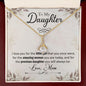 Gift for Daughter from Mom and Dad, Graduation Gift for Daughter To Our Daughter Necklace Love To Daughter Birthday College Graduation Gift - Cartor Stores