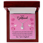 Girlfriend Necklace gift with message card. - Cartor Stores