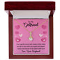Girlfriend Necklace gift with message card. - Cartor Stores