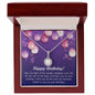 Happy birthday message card and Necklace gift - Cartor Stores
