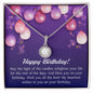 Happy birthday message card and Necklace gift - Cartor Stores