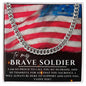 Husband Cuban Link Chain (OREO + LUX BOX AND LENGTH EXTENSION " To my Brave Soldier Husband - Cartor Stores
