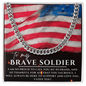 Husband Cuban Link Chain (OREO + LUX BOX AND LENGTH EXTENSION " To my Brave Soldier Husband. - Cartor Stores