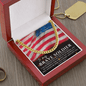 Husband Cuban Link Chain (OREO + LUX BOX AND LENGTH EXTENSION " To my Brave Soldier Husband. - Cartor Stores