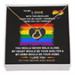 LGBTQ Rainbow Delicate Heart Necklace with message card. "To My Love For Girlfriend Gift , On Birthday Anniversary ,With Message Card Gift. - Cartor Stores