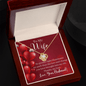 Love Knot Necklace. To My Wife Necklace - Gifts for Wife from Husband - Romantic Birthday, Valentine, Christmas, Anniversary Necklace for Wife, with Message card - Cartor Stores