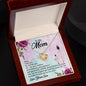 Love knot Necklace with gift card for mom - Cartor Stores