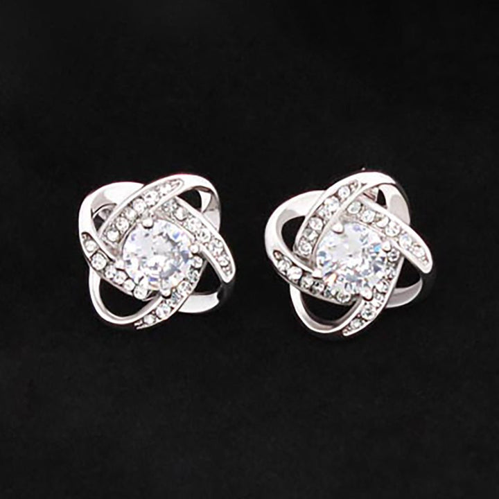 Love Knot Stud Earrings - Cartor Stores