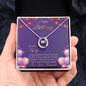 Lucky in Love Necklace with Message Card to Wife For Happy Birthday - Cartor Stores