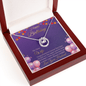Lucky in Love Necklace with Message Card to Wife For Happy Birthday - Cartor Stores