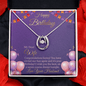 Lucky in Love Necklace with Message Card to Wife For Happy Birthday - Cartor Stores