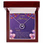 Lucky in Love Necklace with Message Card to Wife For Happy Birthday - Cartor Stores