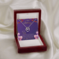 Lucky in Love Necklace with Message Card to Wife For Happy Birthday - Cartor Stores