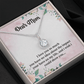 Mom Eternal Hope Necklace, with Message Card. For Mom Mother's Day Birthday From Daughter Son Two Toned Box. - Cartor Stores
