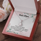 Mom Eternal Hope Necklace, with Message Card. For Mom Mother's Day Birthday From Daughter Son Two Toned Box. - Cartor Stores