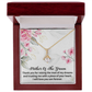 Mother of the Groom Alluring Beauty necklace. Mother in Law Gifts from Daughter in Law Love Knot Wedding Gifts with Message Card for Women. - Cartor Stores