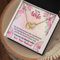 Necklace with message cad gift for wife. - Cartor Stores