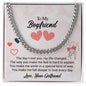 Necklace with message card gift for boyfriend - Cartor Stores