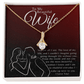 The Alluring Beauty necklace (Yellow and White Gold Variant) " To My Beautiful Wife" - Cartor Stores