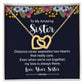to my amazing sister necklace gift - Cartor Stores