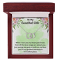 To my Beautiful Wife The Perfect Pair Necklace, gift with a message card. Gift From Husband To My Wife. - Cartor Stores