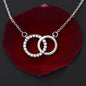 To my Beautiful Wife The Perfect Pair Necklace, gift with a message card. Gift From Husband To My Wife. - Cartor Stores