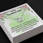 To my Beautiful Wife The Perfect Pair Necklace, gift with a message card. Gift From Husband To My Wife. - Cartor Stores