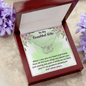 To my Beautiful Wife The Perfect Pair Necklace, gift with a message card. Gift From Husband To My Wife. - Cartor Stores