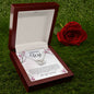 To My Beautiful Wife, The Perfect Pair Necklace with Message card - Cartor Stores