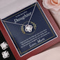 To My Daughter Necklace from mom, gift from dad, best, gift, lion, from dad, Christmas Daughter Gift Daughter To my Daughter Gift - Cartor Stores