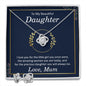 To My Daughter Necklace from mom, gift from dad, best, gift, lion, from dad, Christmas Daughter Gift Daughter To my Daughter Gift - Cartor Stores