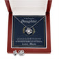 To My Daughter Necklace from mom, gift from dad, best, gift, lion, from dad, Christmas Daughter Gift Daughter To my Daughter Gift - Cartor Stores