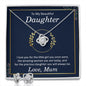 To My Daughter Necklace from mom, gift from dad, best, gift, lion, from dad, Christmas Daughter Gift Daughter To my Daughter Gift - Cartor Stores