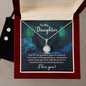 To My Daughter Necklace Gift second daughter 2nd Gift For Her Daughter Grown Up Daughter Step Daughter Gift Christmas Gifts Bonus Daughter - Cartor Stores