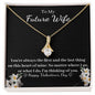 To My Future Wife Necklace Gift For Engaged future wife gift Wife - To - Be Gift Future Wife Gift To My Future Wife Necklace For Wife Wife - Cartor Stores