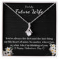 To My Future Wife Necklace Gift For Engaged future wife gift Wife - To - Be Gift Future Wife Gift To My Future Wife Necklace For Wife Wife - Cartor Stores