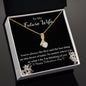 To My Future Wife Necklace Gift For Engaged future wife gift Wife - To - Be Gift Future Wife Gift To My Future Wife Necklace For Wife Wife - Cartor Stores