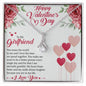 To My Girlfriend Valentines Day Necklace Gift Gift For Girlfriend Christmas Necklace Heart Necklace Promise Necklace Valentine Gift Valenti - Cartor Stores