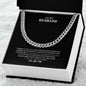 To My Husband Necklace Boyfriend Gift Personalized Watch Gift for Dad To My Wife Necklace Gift for Husband Wife Poem Card Husband’s Mom Gif - Cartor Stores
