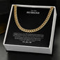 To My Husband Necklace Boyfriend Gift Personalized Watch Gift for Dad To My Wife Necklace Gift for Husband Wife Poem Card Husband’s Mom Gif - Cartor Stores