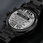 to my man personalized engraved wrist watch - Cartor Stores