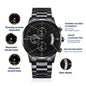 to my man personalized engraved wrist watch - Cartor Stores