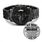 to my man personalized engraved wrist watch - Cartor Stores